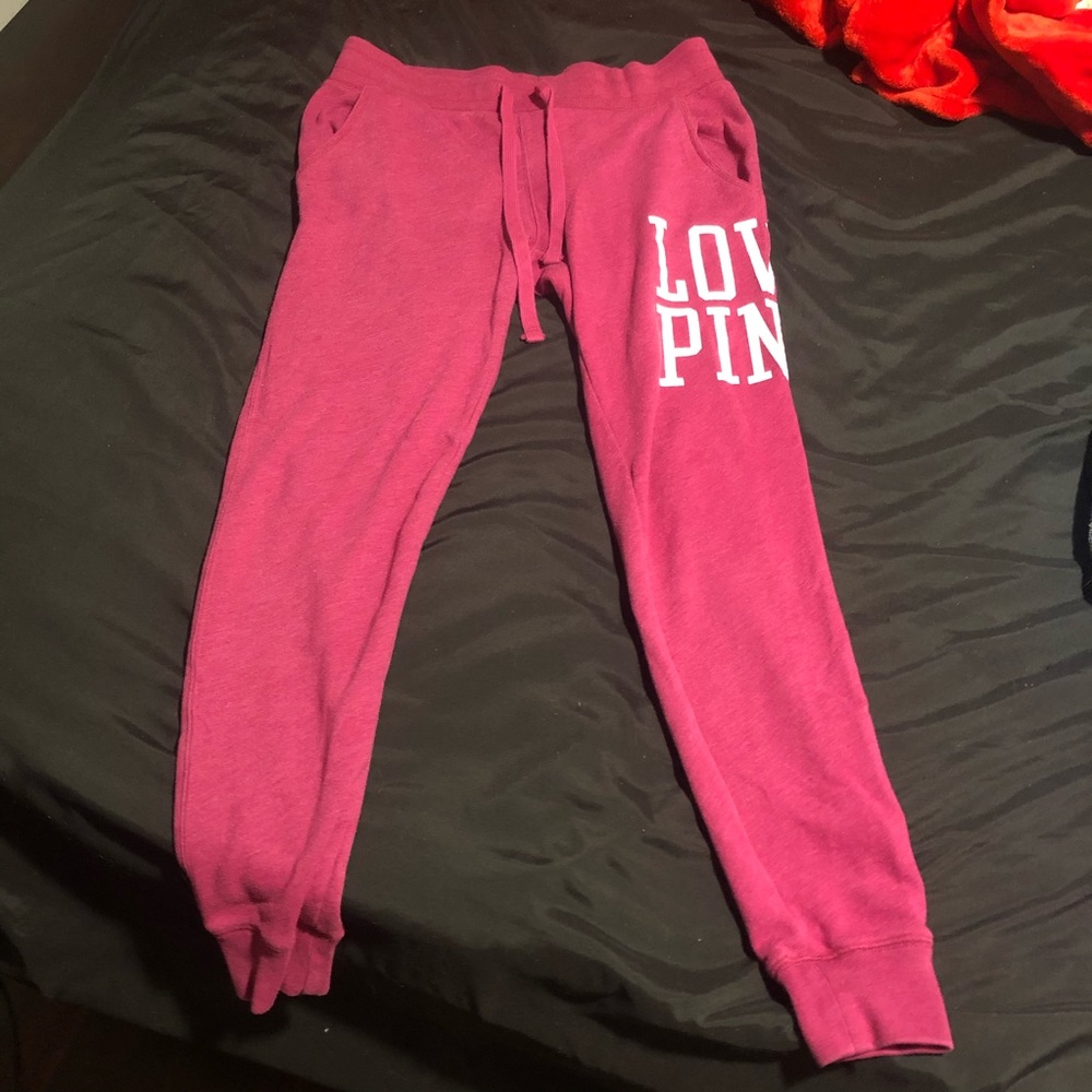 PINK victorias secret skinny cuffed lounge joggers